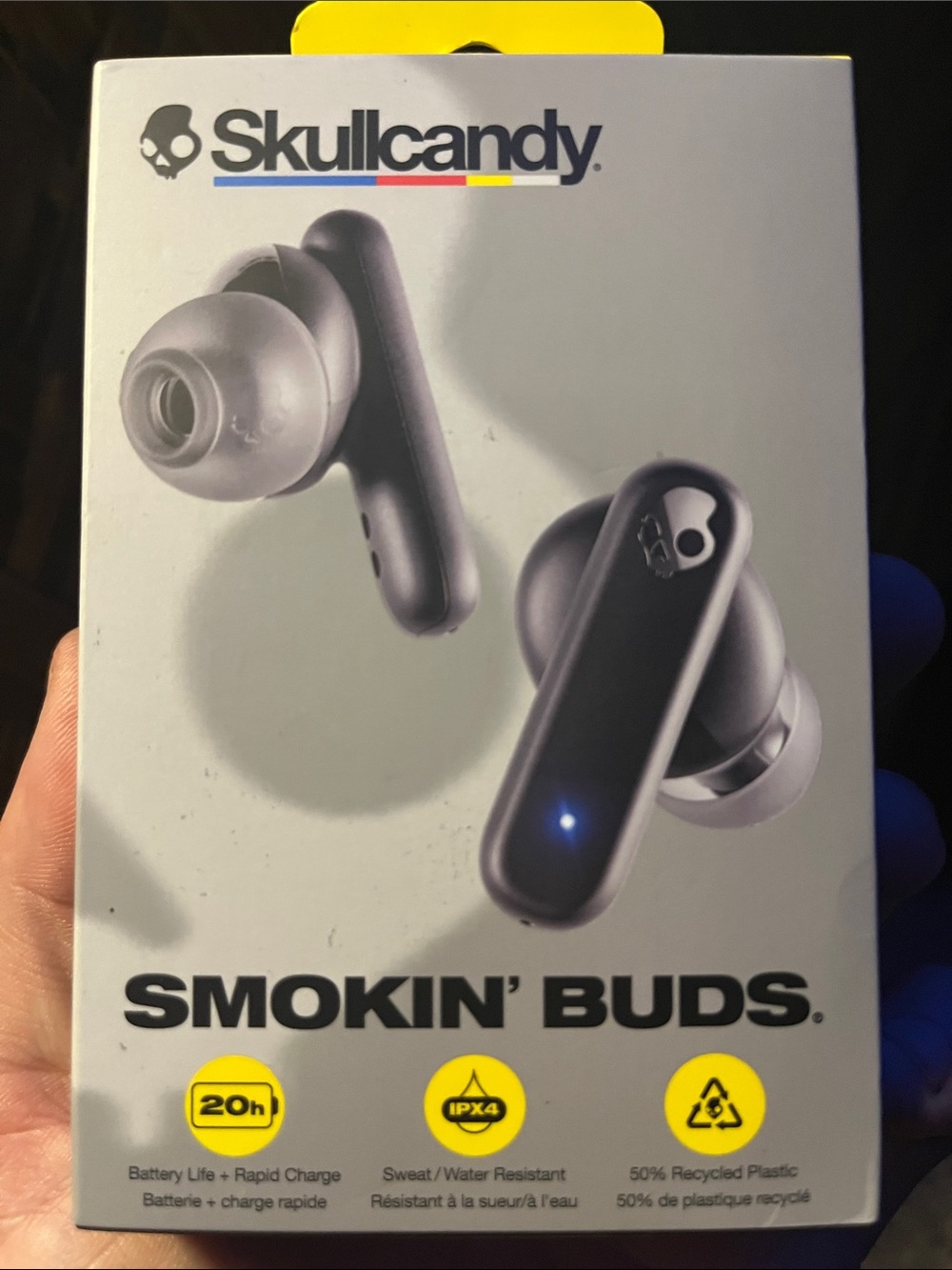 Skullcandy Smokin' Buds True Wireless Earbuds — Gray